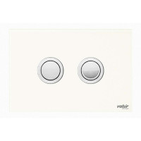 VS0877331 Клавіша (пневматика) CRYSTAL Polished Europe white (глянцева кругла) Valsir S.p.A.