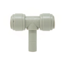 Абзац-трійник Ø1/4&Prime; (трубка) х Ø1/4&Prime; (абзац) х Ø1/4&Prime; (трубка) Polyacetal (HTJ1/4-1/4G) CDC Fluidtech Europe S.r.l.