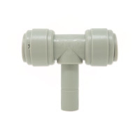 Абзац-трійник Ø3/8&Prime; (трубка) х Ø3/8&Prime;(абзац) х Ø3/8&Prime; (трубка) Polyacetal (HTJ3/8-3/8G) CDC Fluidtech Europe S.r.l.