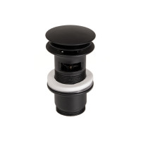 496114N Випуск латунний GOLF чорний NERO Ø1 1/4&Prime; x 63 з переливом Ghidini SpA