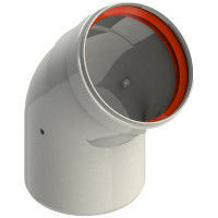 A3111050 Коліно для традиційних котлів Ø80 mm - 45° GROPPALLI S.R.L.