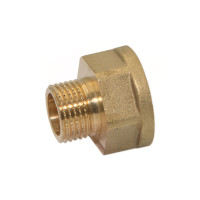 F272R014 Перехідник латунний (під ключ) Ø3/8&Prime;M х 3/4&Prime;F ЗВ FP Pattaroni