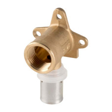 VS0131515 PEXAL BRASS Коліно (прес) настінне Ø20 (2,5) х 3/4″ В Valsir S.p.A.