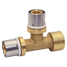 VS0131414 PEXAL BRASS Трійник (прес) редукційний Ø1/2″ В х Ø20 (2,5) х 20 (2,5) Valsir S.p.A.