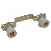P7271D Планка глибока монтажна сталева (P7271D) PP-R Ø20 х 1/2&Prime; В мм L=150 мм