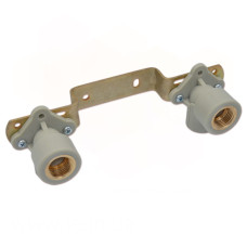 P7271D Планка глибока монтажна сталева (P7271D) PP-R Ø20 х 1/2&Prime; В мм L=150 мм