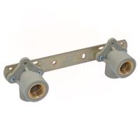 P7271F Планка плоска монтажна сталева (P7271F) PP-R Ø20 х 1/2&Prime; В мм L=150 мм