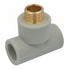 P330016012 Трійник PP-R з зовнішньою різьбою Ø16 x 1/2&Prime; x 16 PRAWTECH Sp. z o.o.