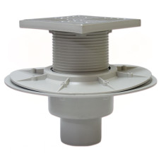 EAS45AI Трап вертикальний фланцевий з &Prime;сухим затвором&Prime; (кулька) INOX Ø50 х 150 мм REDI s.p.a.