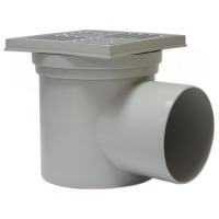 EBA44AI Трап горизонтальний нержавіючий INOX Ø110 х 150 мм REDI s.p.a.