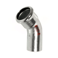 381088451 Коліно сталеве Ø88,9 45° ВЗ оцинковане (опалення) STEELPRES® RM