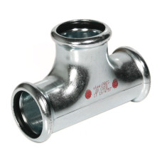 382088000 Трійник сталевий Ø88,9 оцинкований (опалення) STEELPRES® RM