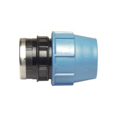 1004 UNIDELTA Перехідник Ø75 х 2 1/2&Prime; В PN16 PP-B (УФ захист)