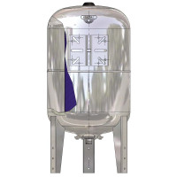 1110010002 Бак розширювальний ULTRA INOX-PRO вертикальний 100 л Ø1″ 10 bar -10/+99°C Zilmet S.p.A.