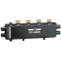 559221 Гідравличний сепаратор-колектор  SEPCOLL® Ø1&Prime; В x 1 1/2&Prime; В (накидні гайки) х 1&Prime; В 2+1 пари 125 мм 6 bar 0÷110°C CALEFFI