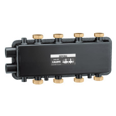 559222 Гідравличний сепаратор-колектор SEPCOLL® Ø1 1/4&Prime; В x 1 1/2&Prime; В (накидні гайки) 2+2 пари 125 мм 6 bar 0÷110°C CALEFFI