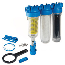 RA6095224 Фільтр HYDRA RAINMASTER TRIO Ø3/4&Prime; (латунь) + картриджи RAH, FA, LA 45°C 8 bar KIT Atlas Filtri s.r.l.