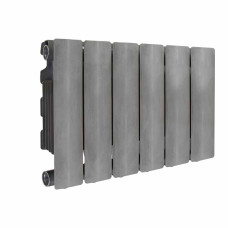 Радіатор опалення 350/100 алюміній (8 секцій) BLITZ SUPER B4 PURE METAL 16 атм ΔT 70K 1138 Ват FONDITAL