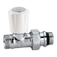 339402 Кран-термостат радіаторний універсальний М23 х 1,5 x 1/2″ прямий 10 bar Caleffi S.p.a.
