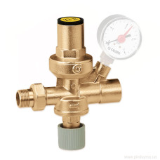 553040 Автоматична установка підживлення з отвором під манометр Ø1/2&Prime; 0,3÷4 bar 70°C Caleffi S.p.a