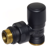 V140211EFS9005O Кран відсікаючий кутовий BLACK MATTE Ø1/2&Prime; х 24-19 FIRST Carlo Poletti Srl
