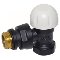 V141310EFS9005O Термоклапан кутовий BLACK MATTE Ø1/2&Prime; FIRST THERMO Carlo Poletti Srl