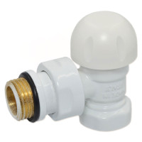 V141310EF Термоклапан кутовий БІЛИЙ корпус+штуцер Ø1/2&Prime; FIRST THERMO Carlo Poletti Srl