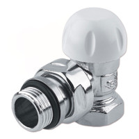 V141310CB Термоклапан кутовий ХРОМ Ø1/2&Prime; FIRST THERMO Carlo Poletti Srl