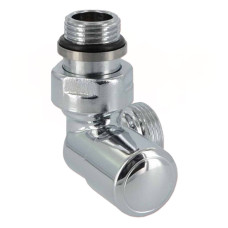 V174211CBSX Кран відсікаючий трьохосьовий ХРОМ Ø1/2&Prime; х 24-19 SX (лівий) FIRST CORNER Carlo Poletti Srl