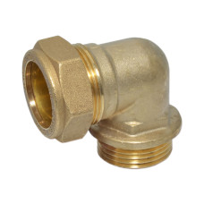 8510210 Коліно затискне з зовнішньою подовженою різьбою Ø22 x 1&Prime; З COMISA