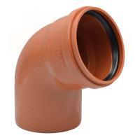 013165E Коліно (зовнішня каналізація) Ø160 67° PVC (Ral 8023) REDI s.p.a.