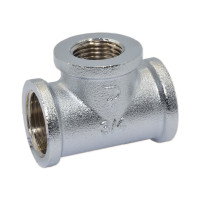 F131CR003 Трійник редукційний (хром) Ø1&Prime; x 3/4&Prime; x 1&Prime; ВВВ FP Pattaroni
