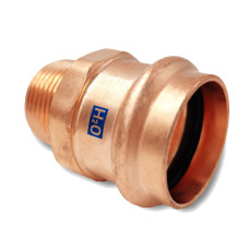 687102022U Перехідник мідний під прес Ø22 х 1/2&Prime; З AESPRES UNIKO® RM