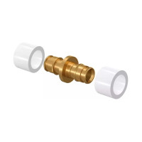1058659 З'єднувач PE-Xa Q&E з двома кільцями PE-X для труб Ø14 x 14 мм Uponor GmbH