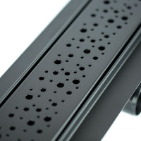1136423 Решітка для душового лотку ЧОРНА 700 мм AQUA AMBIENT SPOT нержавійка Uponor GmbH