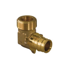 1023019 Коліно латунь Q&E 90° з зовнішньою різьбою Ø16 х 1/2&Prime; ЗР Uponor GmbH