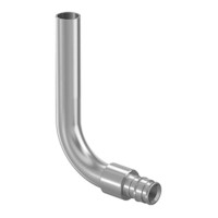 1023046 Коліно хром Q&E для підключення радіатора Ø20 х 15 мм L=300 мм Uponor GmbH