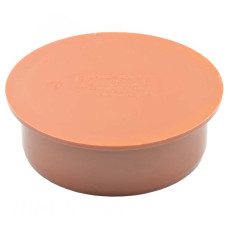 066160E Заглушка (зовнішня каналізація) Ø160 PVC (Ral 8023) REDI s.p.a.