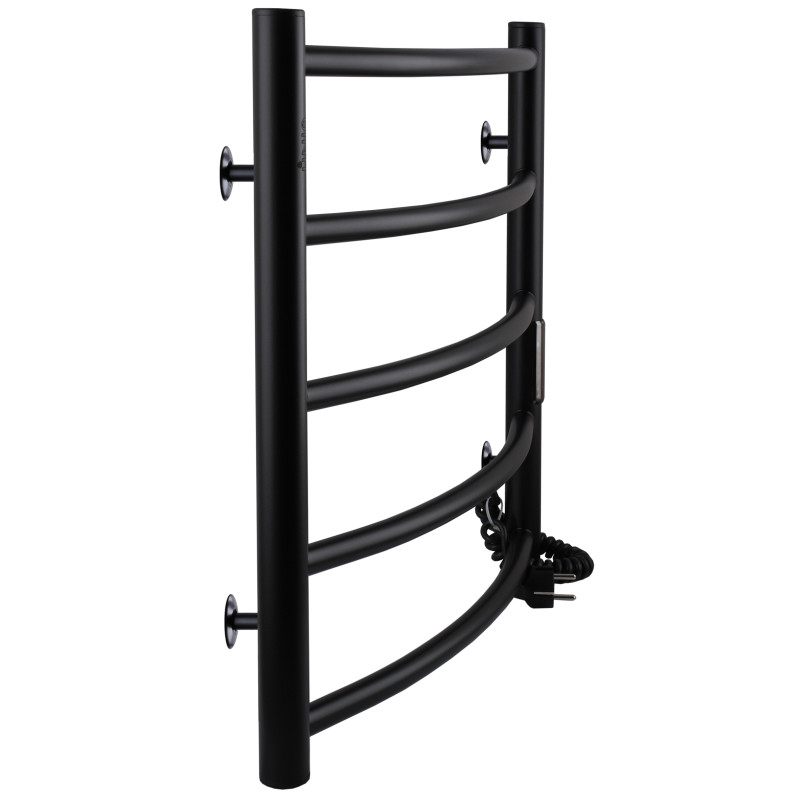 Рушникосушарка UNIO LD ЕU 500-500-5 BLK Драбинка Дуга електро чорна