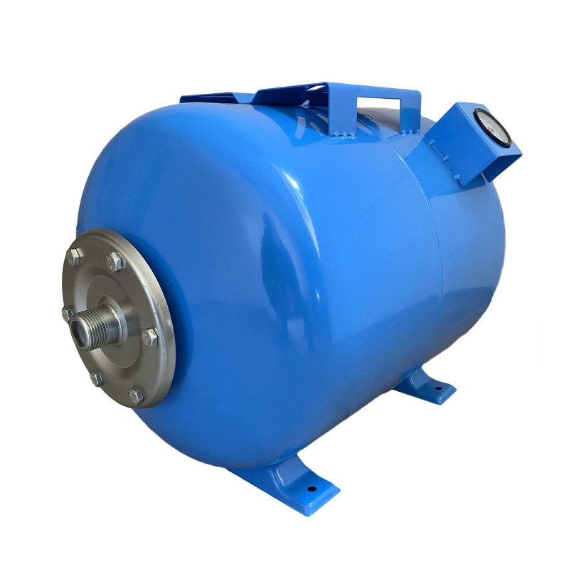 Гидроаккумулятор 50л VOLKS pumpe 10bar гор. (с манометром)