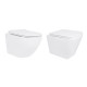 Акційний набір: Унітаз підвісний Jay Ultra Quiet QT07335177W 485х360х320 + Tern Ultra Quiet QT17332303ASW 490x365x325