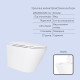 Готове рішення Qtap для ванної кімнати: підвісний унітаз Swan Ultra Quiet 485x360x320 + комплект інсталяції Standard (лінійна клавіша Chrome)