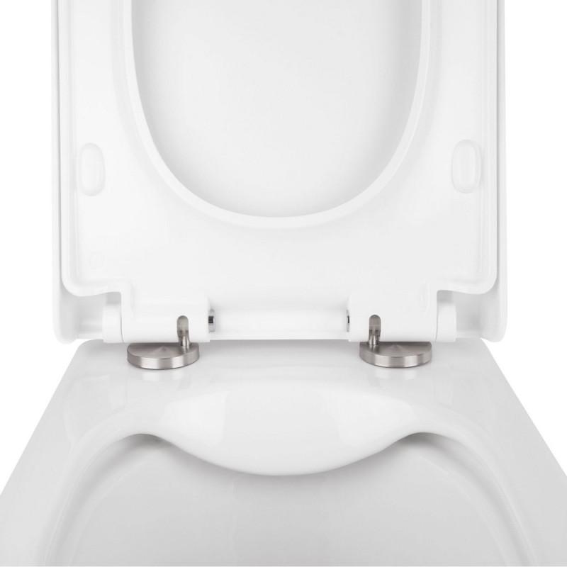 Готове рішення Qtap для ванної кімнати: підвісний унітаз Tern Rimless 490x340x350 + комплект інсталяції Nest 4 в 1 (лінійна клавіша White)