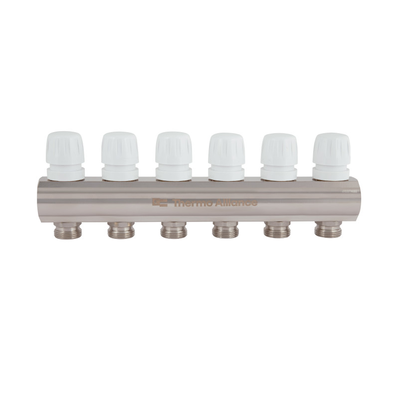 Колектор з витратомірами Thermo Alliance Standart 1" 6 виходів SD235W6