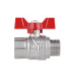 Кран кульовий Thermo Alliance Forte 1" ВЗ для води (метелик) SF607W25