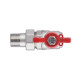 Кран кульовий "Американка" SD Forte 1/2" кутовий SF221W15
