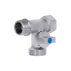 Кран приладовий кульовий Thermo Alliance Standart 1/2"х3/4"х1/2" ЗЗВ SD186W152015