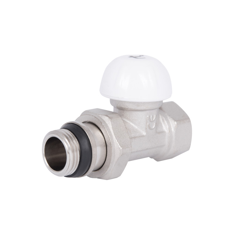 Кран радіаторний SD Forte Powerful 1/2" з антипротіканням прямий SF231W15