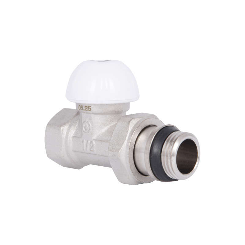 Кран радіаторний SD Forte Powerful 1/2" з антипротіканням прямий SF231W15