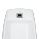 Пісуар підлоговий Qtap Scorpio з ІЧ-датчиком автоматичного змиву 430х370х990 White QT1488101HW